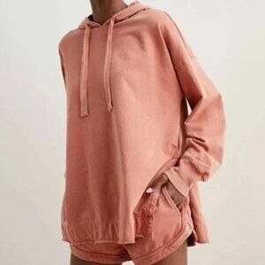 American Eagle Sunwashed Desert Hoodie in Canyon Clay